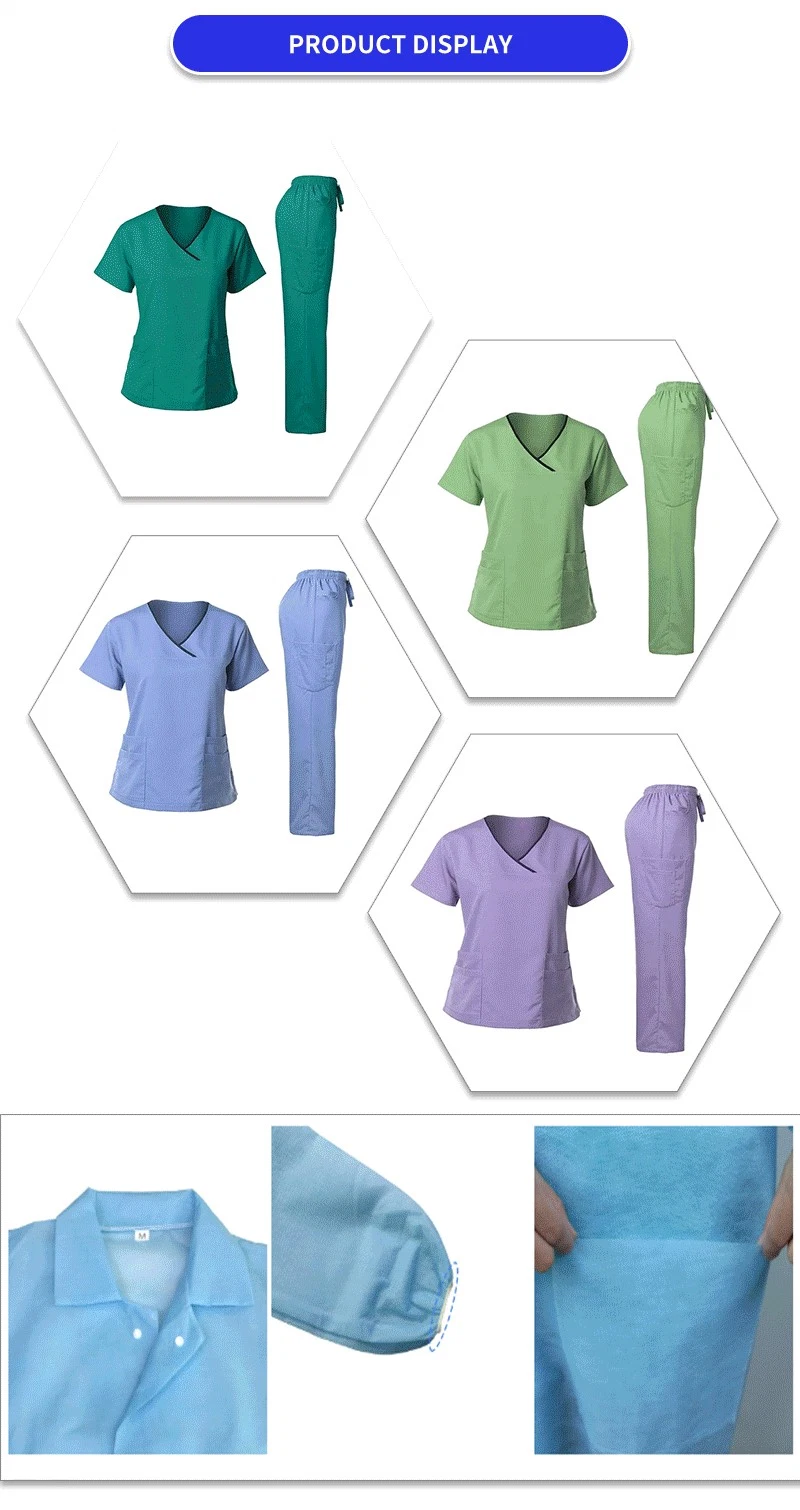 Customize Medical Nursing Jogger Scrubs Hospital Nursing Uniform