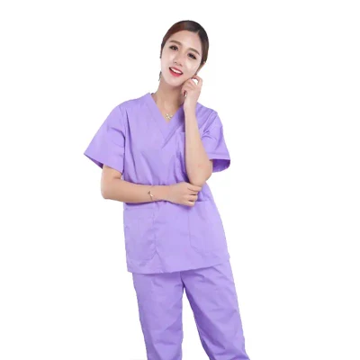 Männer Frauen Sommer OEM Logo Custom Krankenschwester Uniformen Scrubs Anzüge