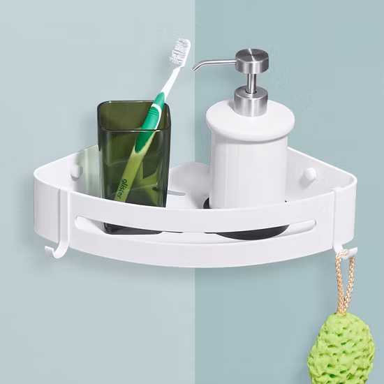Aluminium Weiß Wc-bürstenhalter Papier Halter Robe Haken Handtuch Rack Bar Edelstahl Dusche Regal Badezimmer Set Zubehör